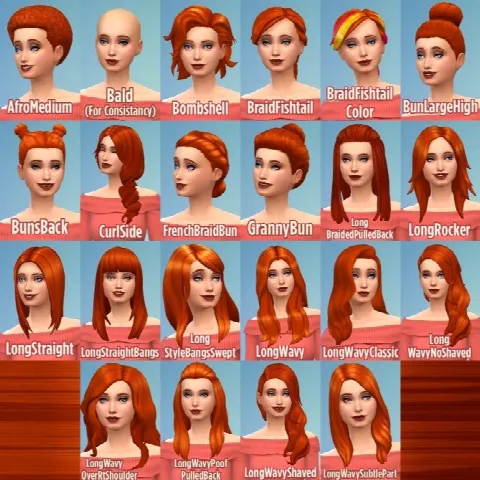 Ginger All The Hairs Female Edition