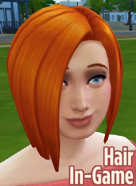Ginger All The Hairs Female Edition by Caitie, Sims 4 hair CC – image 4