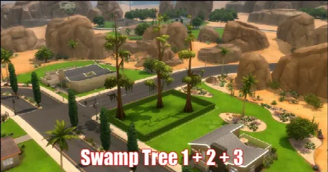 Unlocked Swamp Pack by Bakie, Sims 4 plants CC – image 3