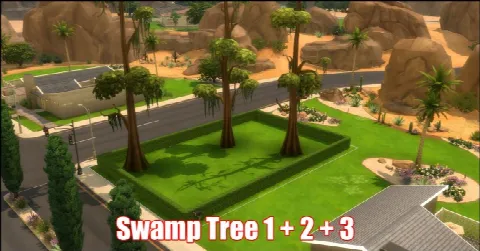 Unlocked Swamp Pack by Bakie, Sims 4 plants CC – image 4