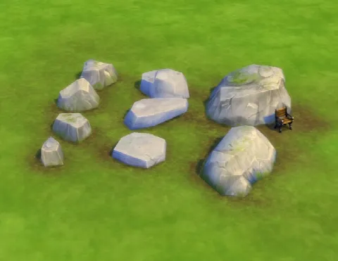 Liberated Rocks 2 by plasticbox, Sims 4 plants CC – image 2