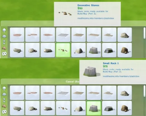 Liberated Rocks 2 by plasticbox, Sims 4 plants CC – image 4