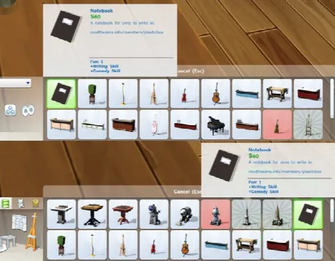 Notebook V1 by plasticbox, Sims 4 Gameplay Tweaks mod – image 4
