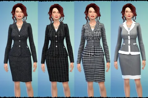 Skirt suit