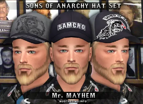 Sons of Anarchy Hat Set