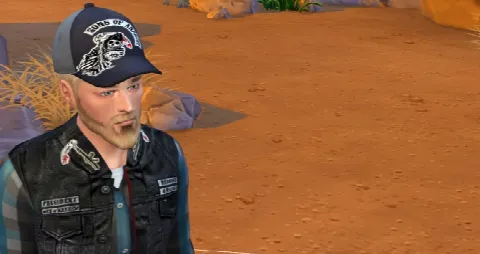 Sons of Anarchy Hat Set by Mr. Mayhem, Sims 4 headwear CC – image 4