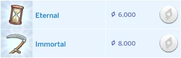 Eternal & Immortal traits