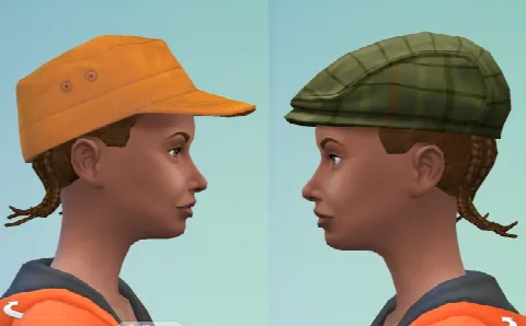 S2 male cornrows hair conversion by necrodog, Sims 4 hair CC – image 2