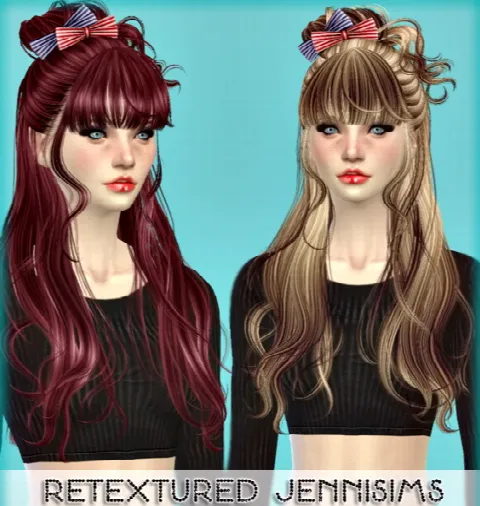 Newsea’s Rainbow Gate and Samantha hair retextures