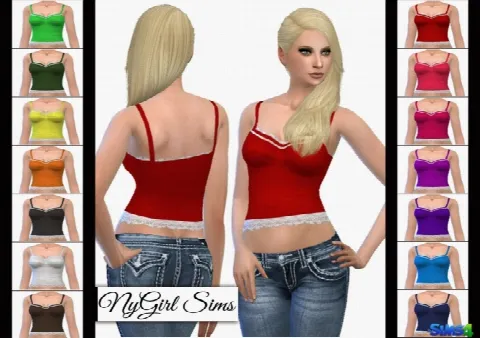 Lace Trim Tank
