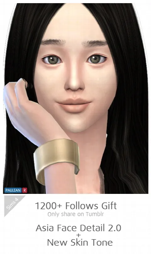 Asia face detail 2.0 + skintone