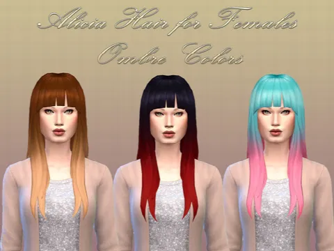 Alicia Hair Ombre Colors