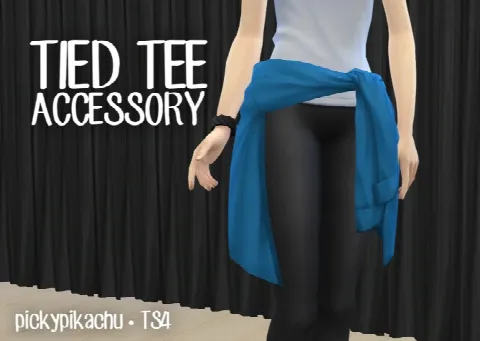 Tied tee accessory