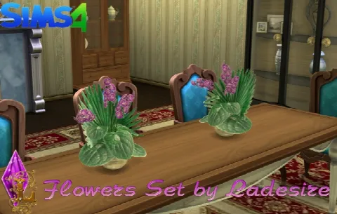 Flowers Set by Ladesire Thesims3, Sims 4 decor CC – image 4