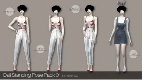 Standing pose Pack 1