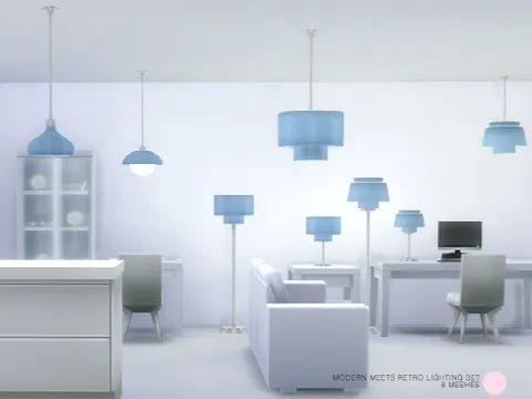 Modern Meets Retro Lighting Set