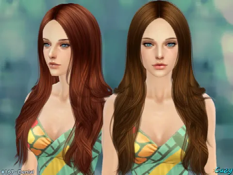 Denial Female Hair by Cazy, Sims 4 hair CC – image 2