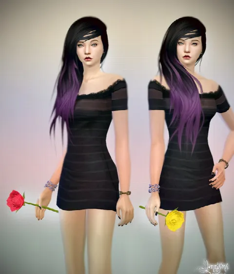 Rose in hand new mesh