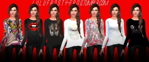 Valentine’s Gift 14 Sweaters + Face Kiss Marks