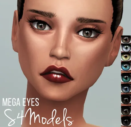 Mega Eyes by Ts4models, Sims 4 eyes CC – image 2