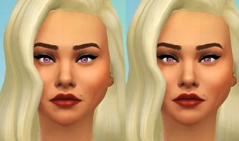 Pink & Purple Non-Default Eyes