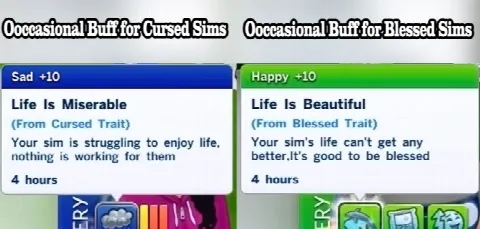 Blessed & Cursed Custom Traits