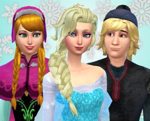 Elsa, Anna & Kristoff