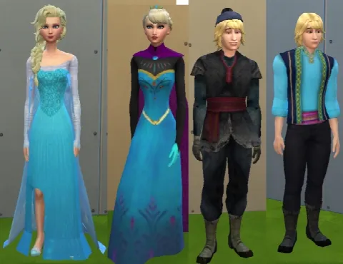 Elsa, Anna & Kristoff by mickeymouse254, Sims 4 sims CC – image 2
