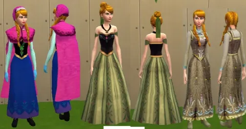 Elsa, Anna & Kristoff by mickeymouse254, Sims 4 sims CC – image 3