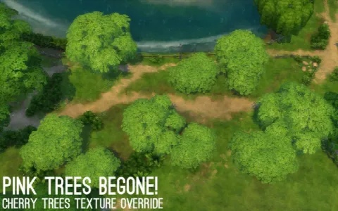 Pink Trees Begone! Cherry Trees Texture Override