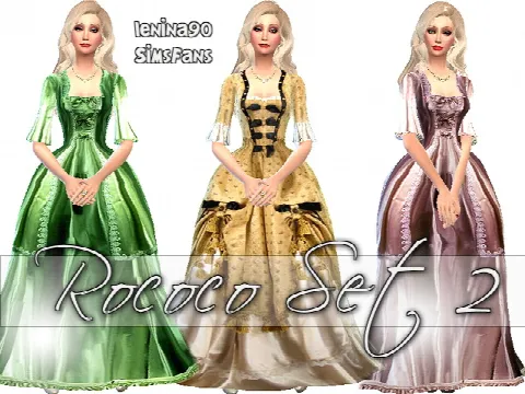 Rococo 2 historical gowns