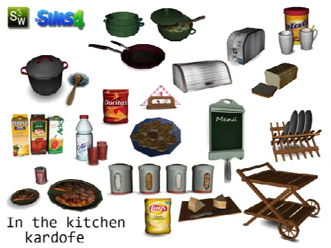 In the kitchen clutter