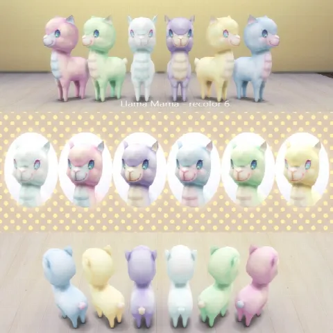 Llama Mama recolor