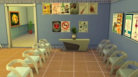 Get to Work Decorative Hospital Wall Clutter