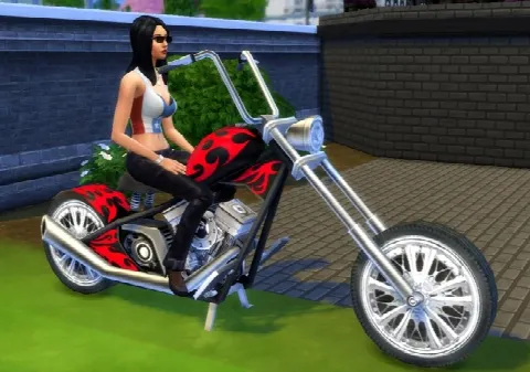 Sittable Motorcycle TS3 conversion