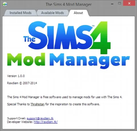 The Sims 4 Mod Manager