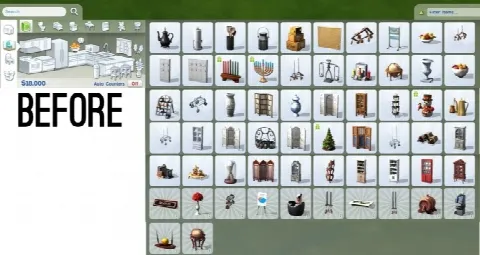 Reorganized Catalog by Fhradownloads, Sims 4 Build Buy Tool mod – image 3