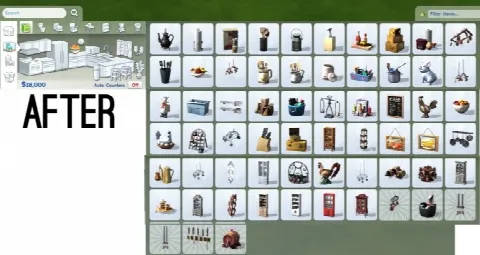 Reorganized Catalog by Fhradownloads, Sims 4 Build Buy Tool mod – image 4