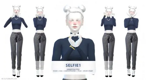 SELFIE CAS & PLAY POSE