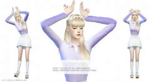 RABBIT POSE CAS & PLAY