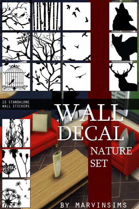 Wall Decal Nature Set