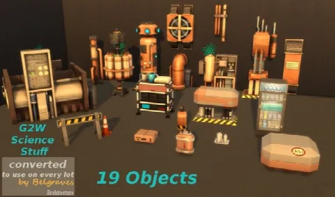 Science Stuff from G2W converted to use on every lot