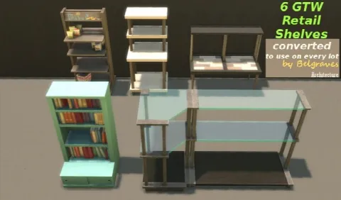 6 Get to Work Retail Shelves
