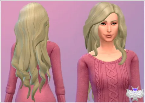 Long Wavy Hair Modified