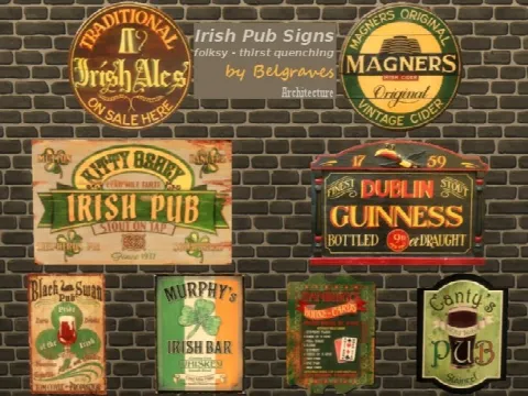 Irish Pub Signs