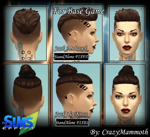 Jack Mohawk and TopKnot basegame