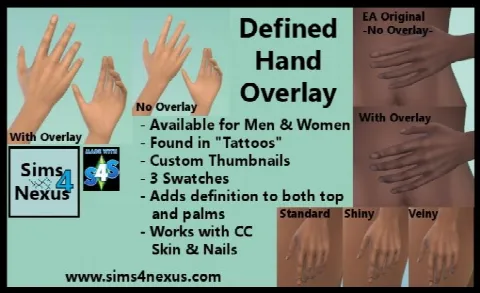 Defined Hand Overlay