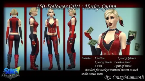 Arkham Cities Harley Quinn