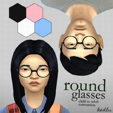 Round glasses for kids