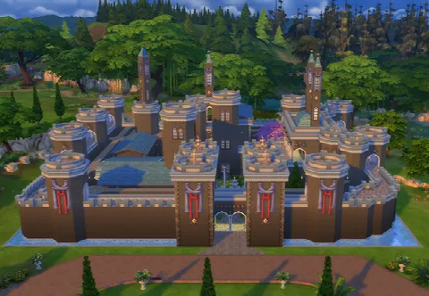 Game of Thrones Winterfell Castle by Sim4fun, Sims 4 residential lots CC – image 2